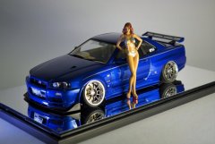 Nissan Skyline GT-R R34 Mica Blue