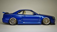 Nissan Skyline GT-R R34 Mica Blue