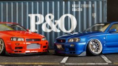 Nissan Skyline GT-R R34 Mica Blue