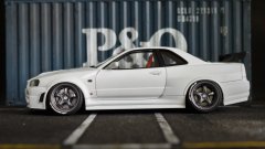 Nissan Skyline GT-R R34 Pearl White